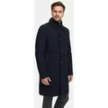 Jeff Wollmantel Herren JFTyler Winter Mantel Herrenmantel Eleganter Herrenmantel mit Wollanteil und Strickeinsatz blau XXL