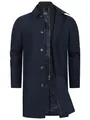 JEFF Herren JFTyler Klassischer Herrenmantel mit Strickeinsatz | Winterjacke Mantel für Männer Sky Captain, XXL