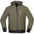 Herren Motorrad Hoodie Jacke M - Modeka Clarke - wasserdicht Touring olive