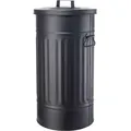 BUTLERS Mülltonne Oskar ZINC - Schwarz