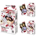 3 x Fujifilm instax mini Heart Sketch Instant Film 10 Aufnahmen ! MDH 01/2027