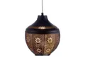 Marrakesch Orient & Mediterran Interior Pendelleuchte Orientalische Hängeleuchte Boha aus Metall in Handarbeit 27cm, Handarbeit