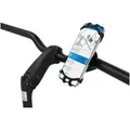 FISCHER Fahrrad-Smartphonehalter Silikon, schwarz aus Silikon, passend für alle gängigen Smartphones von