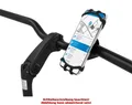 FISCHER Fahrrad-Smartphonehalter Silikon, schwarz