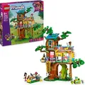 LEGO Friends Baumhaus, Bau- und Spielset für Rollenspiele, Spielzeughaus für Mädchen ab 8 Jahren, Set mit 4 Minifiguren der Charaktere und 2 Tie... - Bunt