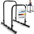 ArtSport Dip Barren - Dip Station bis 500 kg - Liegestützgriffe - verstellbar - Schwarz