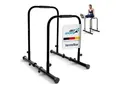 ArtSport Dip Barren - Dip Station bis 500 kg - Liegestützgriffe - verstellbar - Push Up Bar Schwarz