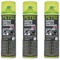 Petec 3x Industrie- Schnell- & Teilereiniger Spray Aceton 500ml