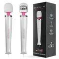 Stärkster Magic Wand Massagestab 20 Rhyth. 10 Intens. Massagegerät Metallkopf 💕