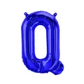 Folienballons Buchstaben Blau - 40/80/100 cm für Geburtstag Hochzeit Party Dekoration Happy Birthday JGA Geschenk Luftballon Abschluss Riesenballon ABI groß XXL klein mini Rosa Jungen 40 cm - Q)