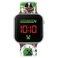 Accutime Disney Jewelry Disney Minecraft LED Watch Grün MIN4181