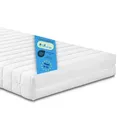 orthopädische 7-Zonen Federkernmatratze, 90 x 200 cm, H2, 16 cm, Taschenfederkern, Bodyprotect Comfort Line - Weiß