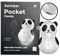 Satisfyer Pocket Panda Wasserdicht Druckwellenvibrator für Frauen kompakte Größe