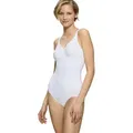 Triumph Shaping-Body Modern Soft+Cotton BS mit dezenten Streifen weiß 80