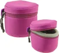 Navitech Purple Camera Lens Case For Fujifilm XF23mm F2 R WR Lens