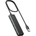 UGREEN USB-A-Hub auf 4x USB-A 3.0 - Schwarz - Schwarz