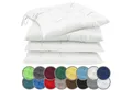 NatureMark Sitzkissen 4er-Set Stuhlkissen 40x40cm mit Bändern, Sitzpolster Kissen 4er Pack, schadstoffgeprüft, Naturweiß