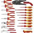 Knipex Werkzeugkoffer Knipex 00 21 20 Elektriker Werkzeugkoffer bestückt 20teilig (B x H x