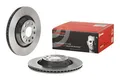 2x Bremsscheibe PRIME LINE - UV Coated BREMBO 09.A200.11 für AUDI A3 VW SKODA Q3