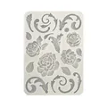 Stamperia - Silicon Mould A5 for Scrapbooking, Bullet Journals and More, Flowers and Embellishments, Non-Stick, Suitable for Air-Dry Clay and More, Perfect for Crafts and Gifting (Brocante Antiques)