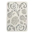 Stamperia Modellierwerkzeug Silikon Gießform Brocante Antiques - Blumen und Ra, A5