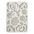 Stamperia Silikonform Brocante Antiques Blumen Ranken A5 100mL Gießform Basteln
