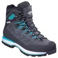 Meindl Damen Trekkingstiefel Air Revolution 4.4 Lady Anthrazit Türkis - Grau - 42,5