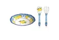 EasyLife Salatschüssel Sorrento, Melamin, Spülmaschinengeeignet, Mehrfarbig, Zitronen, H: 6.5cm