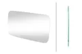 Spiegelglas, Außenspiegel links rechts Hella 9EY 561 042-002