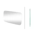 1x Spiegelglas, Außenspiegel HELLA 9EY 561 042-002 passend für MAN MITSUBISHI