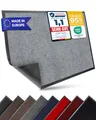 Entrando Fußmatte 40x60 cm mit Rutschfester Rückseite – waschbare Schmutzfangmatte für Eingangsbereich innen & außen, saugstark & farbneutral, Türmatte (Grau)