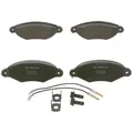 BOSCH Bremsbelagsatz, Scheibenbremse vorne rechts links mit Zubehör für RENAULT PEUGEOT CITROËN NISSAN 7701206811 7701208142 425192 0 986 424 455