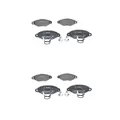 2x Bosch 0 986 424 455 Bremsbelagsatz Scheibenbremse Vorne für Citroën Renault