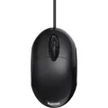 Hama Maus MC-100, 182600, 3 Tasten, 1000 dpi, mit Kabel, schwarz