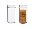 Mepal - Zwiebackdose Stora Duo Pack - Luftdichte Aufbewahrungsbox für Zwieback - Luftdichter Aufbewahrungsbehälter mit Deckel - Ideal für die Organisation in der Küche - 1900 ml - Transparent & White