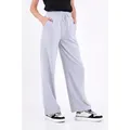 COMEOR Jogginghose Damen für lässigen Komfort und modernen Stil mit weitem Bein grau XXL