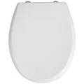 WENKO WC-Sitz "Gubbio", Duroplast, oval, mit Softclose-Funktion - weiss