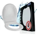 WENKO WC Sitz Klodeckel Toilettendeckel Absenkautomatik Toilettensitz Klo Gubbio