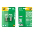 HELLA 8GA 002 073-183 Glühlampe - P21W - Long Life up to 3x longer lifetime - 12V - 21W - Sockelausführung: BA15s - Blister - Menge: 2