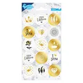 Totum-Aufkleberblatt Gold