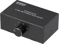 SpeaKa Professional SP-AS-500 4-Port Cinch-Audio-Switch bidirektional Metallgehäuse