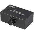 SpeaKa Professional SP-AS-500 4 Port Cinch-Audio-Switch Metallgehäuse