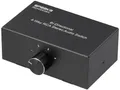 SpeaKa Professional SP-AS-500 4 Port Cinch-Audio-Switch Metallgehäuse