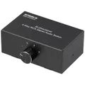 SpeaKa Professional SP-AS-500 4 Port Cinch-Audio-Switch Metallgehäuse