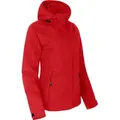 Bergson Regenjacke ROCKRIDER Damen Regenjacke, Netzfutter, 12000 mm Wassersäule, Kurzgrößen, salsa rot kurz | 24
