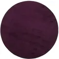 liebling Badematte Badteppich Santos, rutschhemmend beschichtet, schnell trocknend, Polyester, rund, starke Saugfähigkeit, formstabil, in vielen Farben und Größen lila rund | 110 cm x 110 cm