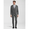 SteffenKlein Anzug Slim-Fit (3-tlg) grau 56