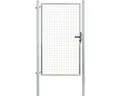 Wellengitter-Einzeltor ALBERTS 102 x 175 cm inkl. Pfosten 6 x 6 cm feuerverzinkt