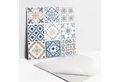 Tulup Wandtattoo Wandfliese Selbstklebend Ornamentmosaik 30x30cm Vinylfliesen 9 Stück (1 St)