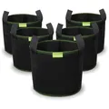 Pflanzsack 20L Set 5 Stück Pflanzbeutel mit Griff für Tomaten Gemüse Blumen G...